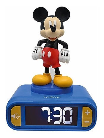 Sveglia digitale con luce notturna di Topolino in 3D ed effetti sonori