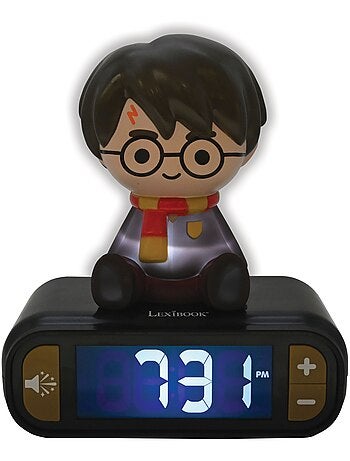 Sveglia digitale con luce notturna ed effetti sonori in 3D di Harry Potter