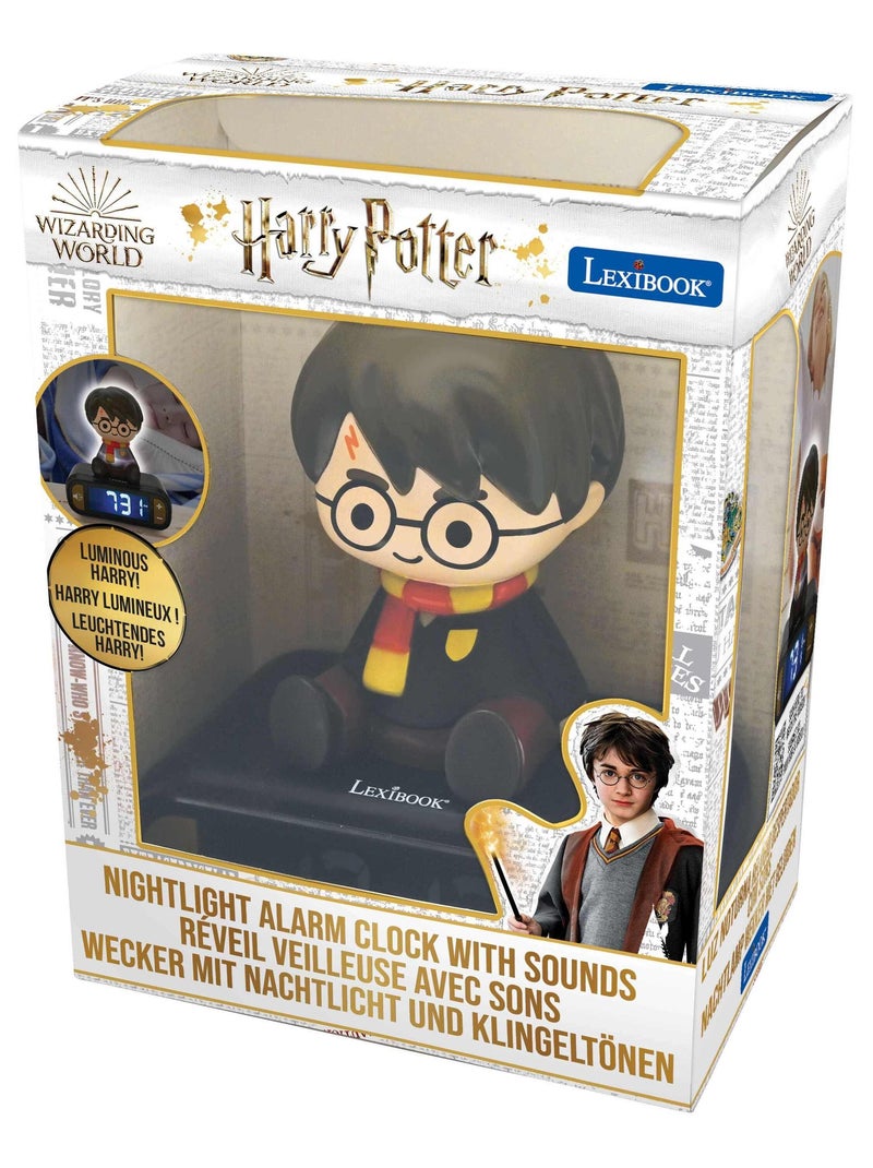 Sveglia digitale con luce notturna ed effetti sonori in 3D di Harry Potter Multicolore - Kiabi