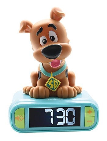 Sveglia digitale con luce notturna Scooby Doo 3D ed effetti sonori