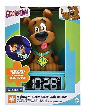 Sveglia digitale con luce notturna Scooby Doo 3D ed effetti sonori