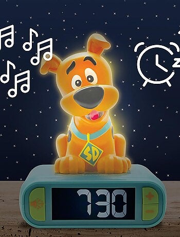 Sveglia digitale con luce notturna Scooby Doo 3D ed effetti sonori