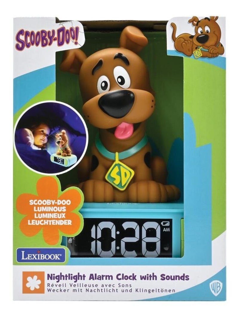 Sveglia digitale con luce notturna Scooby Doo 3D ed effetti sonori Blu - Kiabi