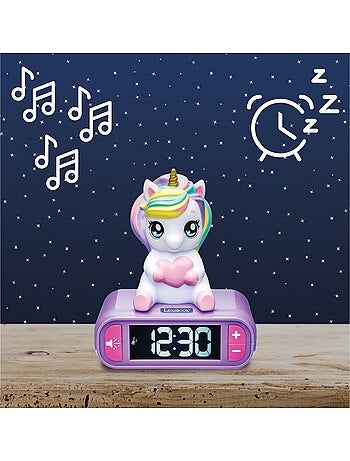 Sveglia digitale con unicorno 3d ed effetti sonori