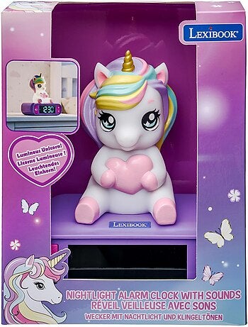 Sveglia digitale con unicorno 3d ed effetti sonori