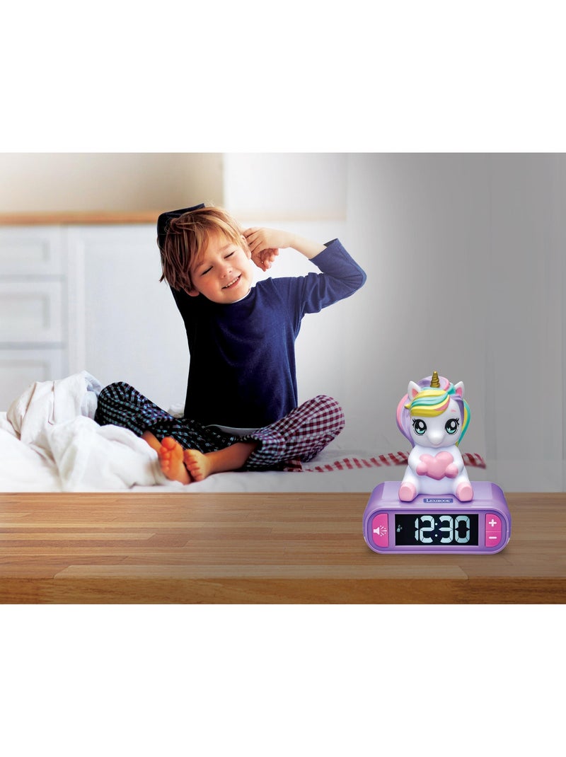 Sveglia digitale con unicorno 3d ed effetti sonori Multicolore - Kiabi