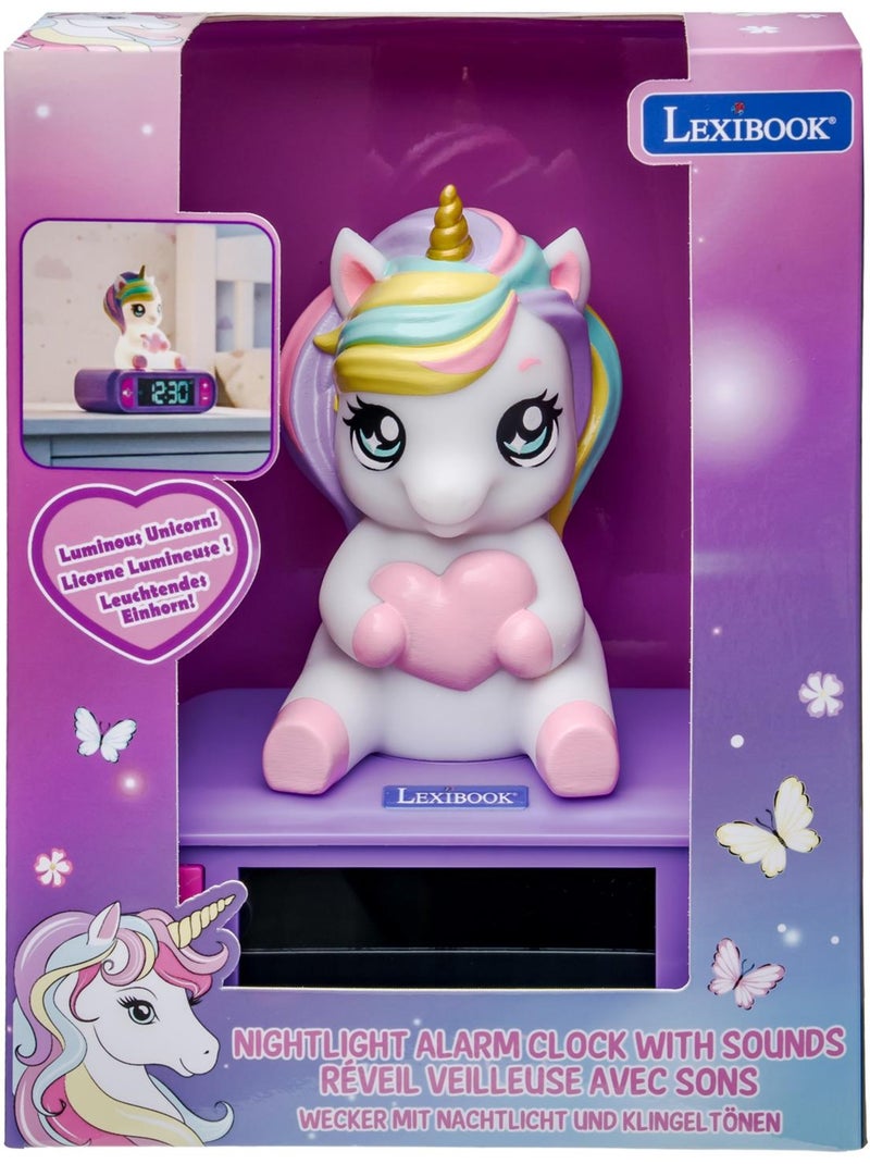 Sveglia digitale con unicorno 3d ed effetti sonori Multicolore - Kiabi