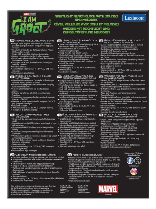 Sveglia Groot Nighlight con suoni - Kiabi