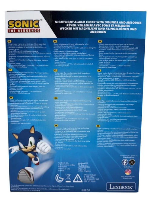 Sveglia notturna a luce sonica con suoni - Kiabi