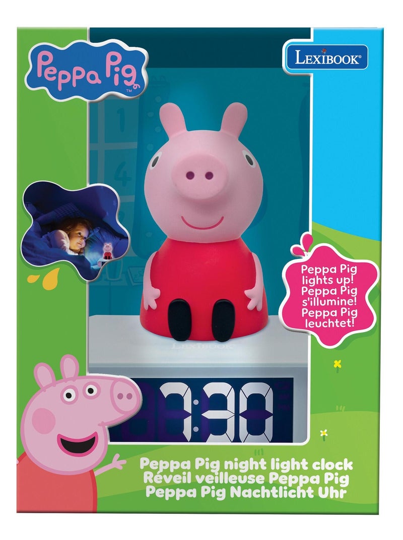 Sveglia Peppa Pig Nighlight con suoni Rosa - Kiabi