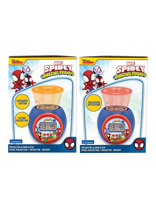 Sveglia proiettore Spidey and his Amazing Friends con luce notturna e timer 3 colori - Kiabi