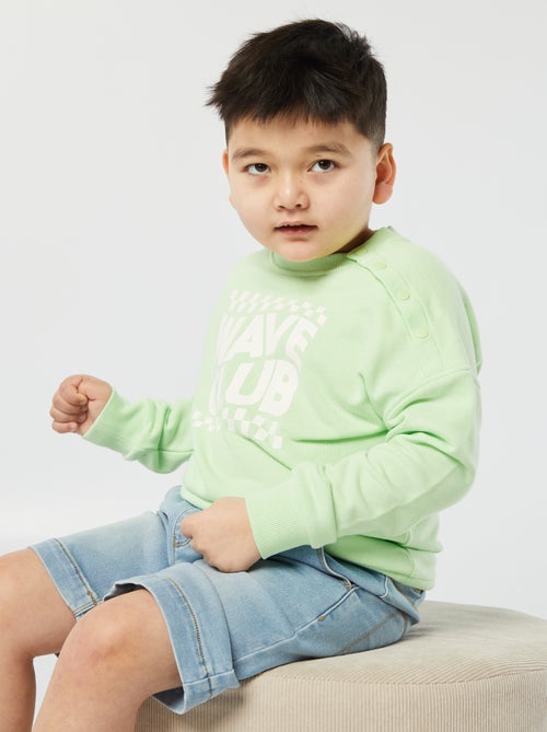 Sweat stampato - collezione facile da indossare - Kiabi