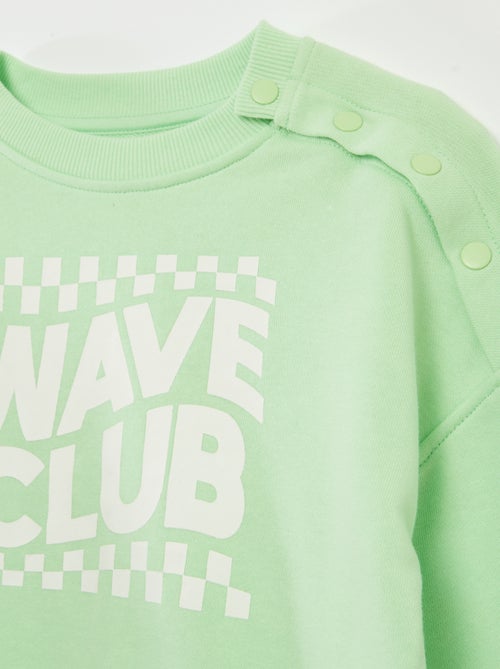 Sweat stampato - collezione facile da indossare - Kiabi