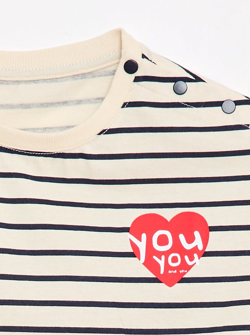 T-shirt - Collezione facile da indossare Bianco - Kiabi