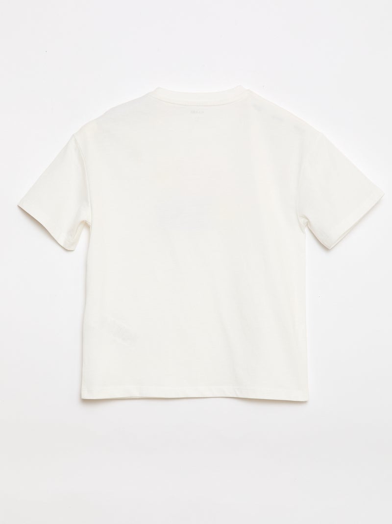 T-shirt - Collezione facile da indossare Bianco - Kiabi