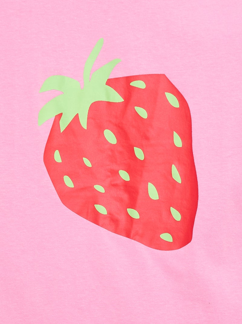 T-shirt - Grafik Edition Rosa - Kiabi