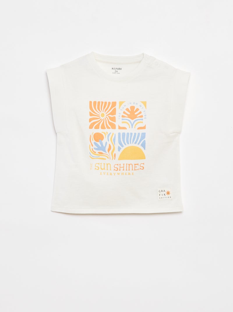 T-shirt - Graphik Edition BIANCO - Kiabi