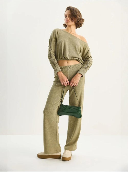 T-shirt - set due pezzi con pantaloni lucci - Kiabi T-shirt - set due pezzi con pantaloni lucci - Kiabi