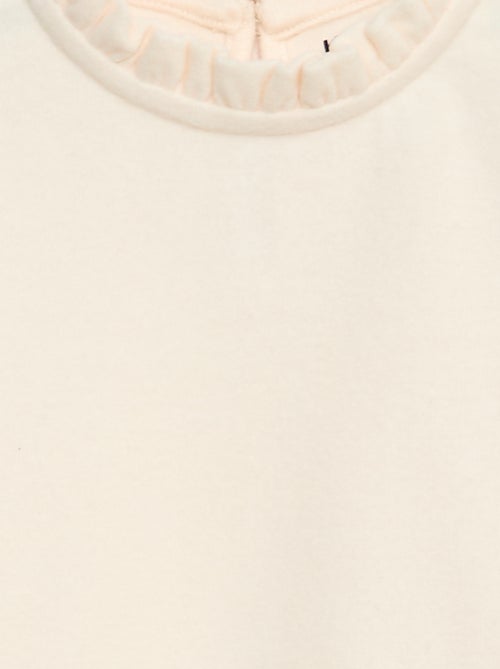 T-shirt a collo alto a costine - Kiabi