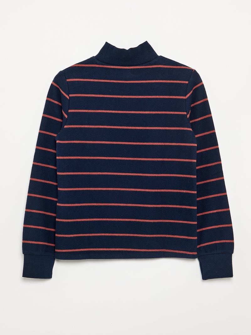 T-shirt a collo alto Blu - Kiabi