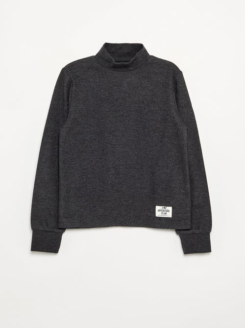 T-shirt a collo alto - Kiabi