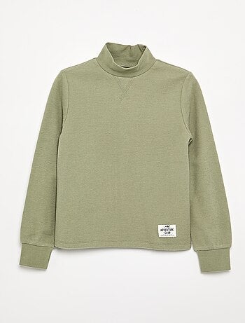 T-shirt a collo alto