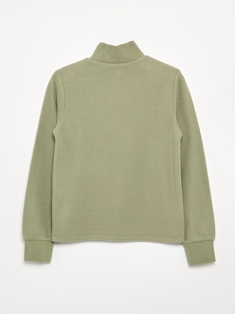 T-shirt a collo alto Verde - Kiabi