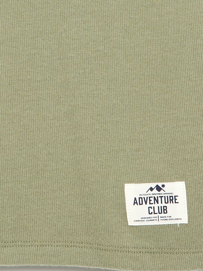 T-shirt a collo alto Verde - Kiabi