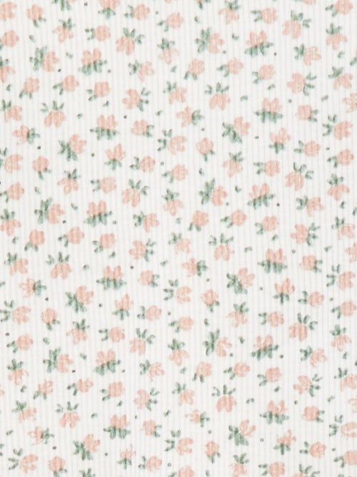 T-shirt a coste a maniche lunghe - Kiabi