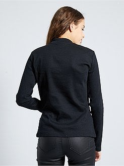 Ragazza 10-18 anni - T-shirt a coste eco-sostenibile - Kiabi