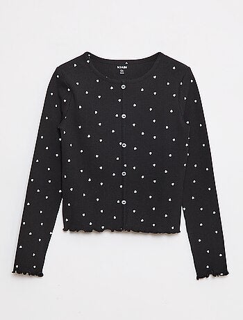 T-shirt a coste floreale