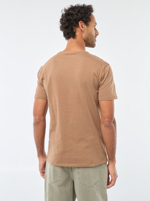 T-shirt a girocollo e maniche corte con stampa - Kiabi