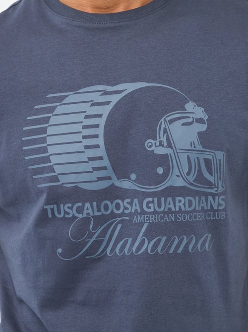 T-shirt a girocollo e maniche corte con stampa - Kiabi