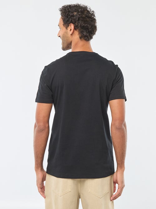 T-shirt a girocollo e maniche corte con stampa - Kiabi