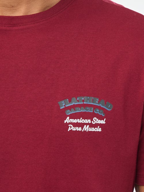 T-shirt a girocollo e maniche corte con stampa - Kiabi