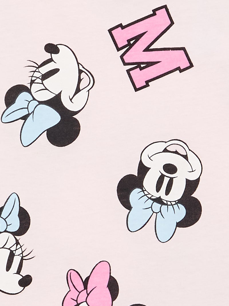 T-shirt a girocollo e maniche corte 'Minnie' 'Disney' Rosa - Kiabi
