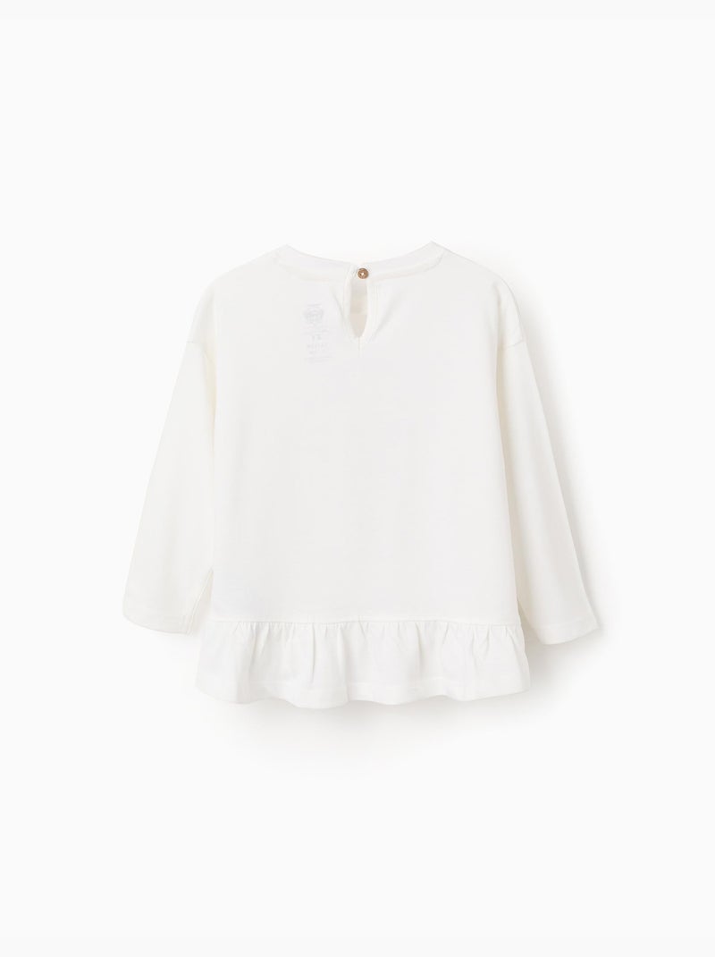 T-shirt a manica lunga con stampa skye Bianco - Kiabi