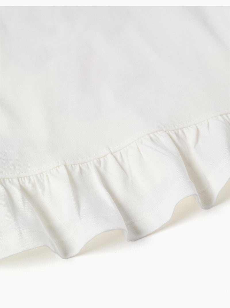 T-shirt a manica lunga con stampa skye Bianco - Kiabi