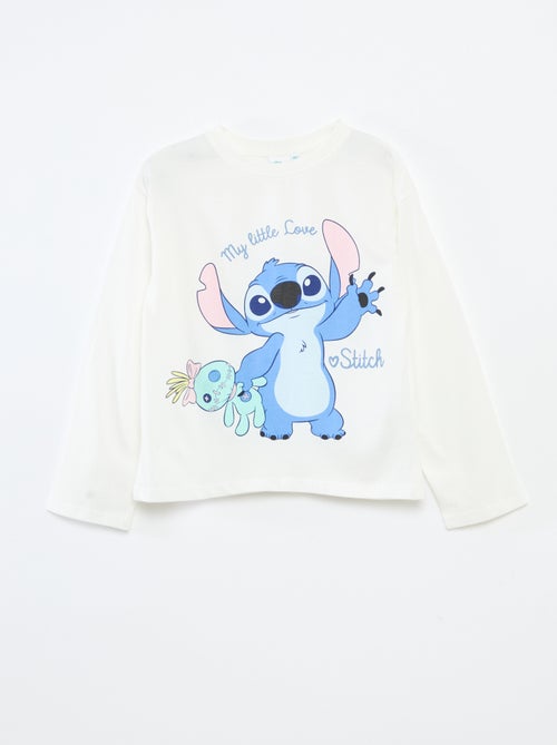 T-shirt a manica lunga 'Stitch' 'Disney' - Kiabi