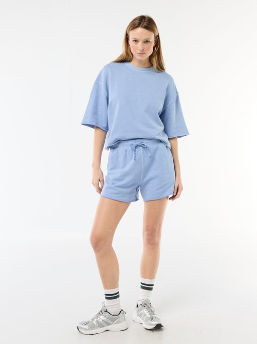 T-shirt a maniche 3/4 in French Terry - Kiabi