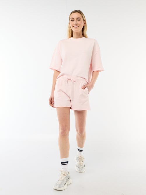 T-shirt a maniche 3/4 in French Terry - Kiabi