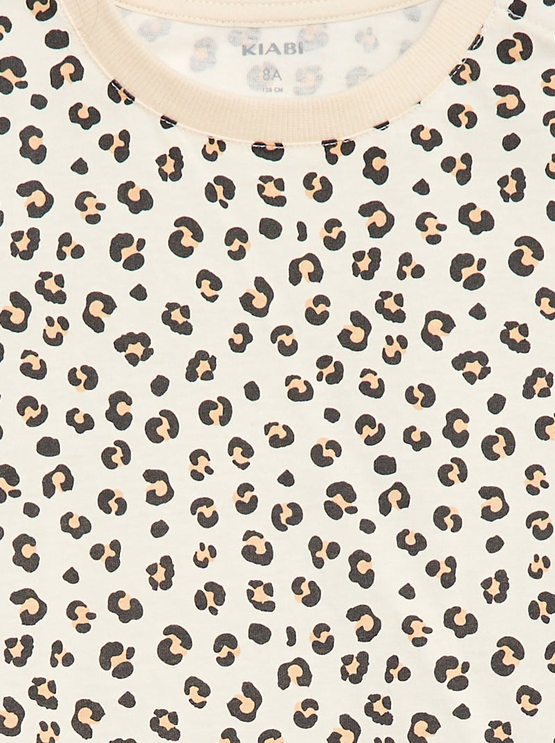 T-shirt a maniche corte - Collezione facile da indossare Beige - Kiabi