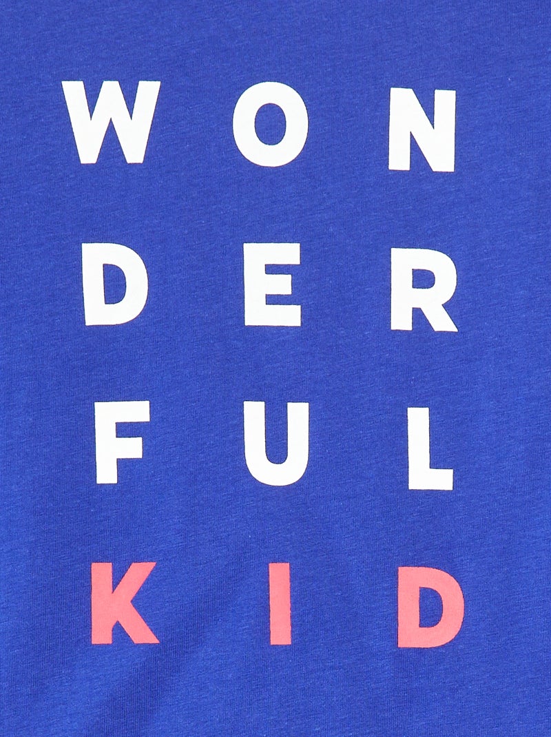 T-shirt a maniche corte - Festa della mamma BLU - Kiabi