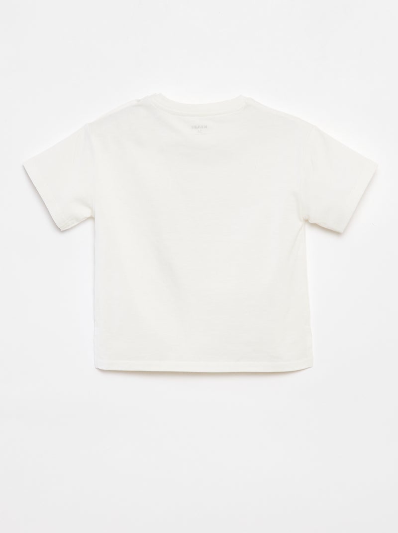 T-shirt a maniche corte - Graphik Edition Bianco - Kiabi