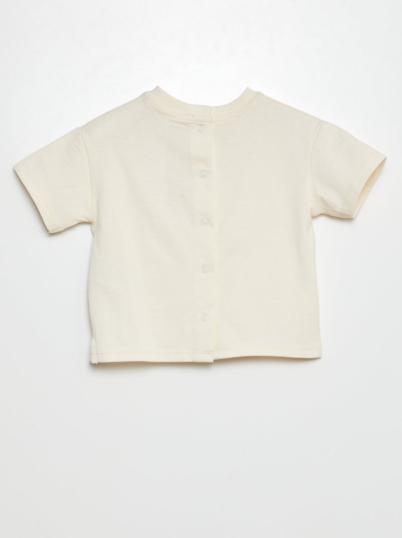 T-shirt a maniche corte - Tough Cotton BIANCO - Kiabi