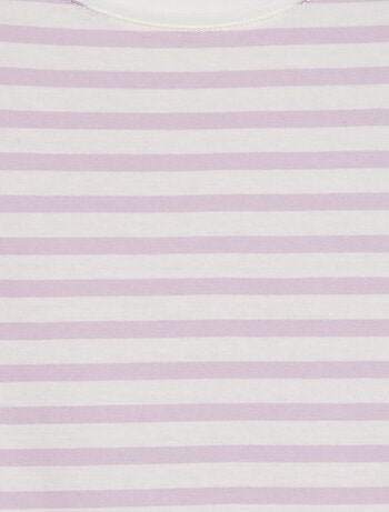 T-shirt a maniche corte a righe