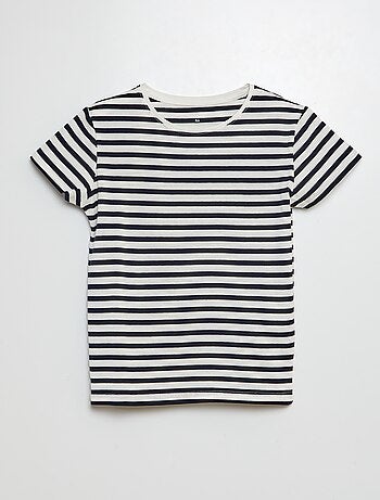 T-shirt a maniche corte a righe