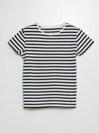 T-shirt a maniche corte a righe