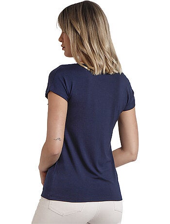 T-shirt a maniche corte a righe da donna ADMAS