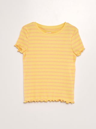 T-shirt a maniche corte a righe